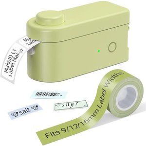 NWT Label Maker Machine with Tape, Portable & Rechargeable Label Makers